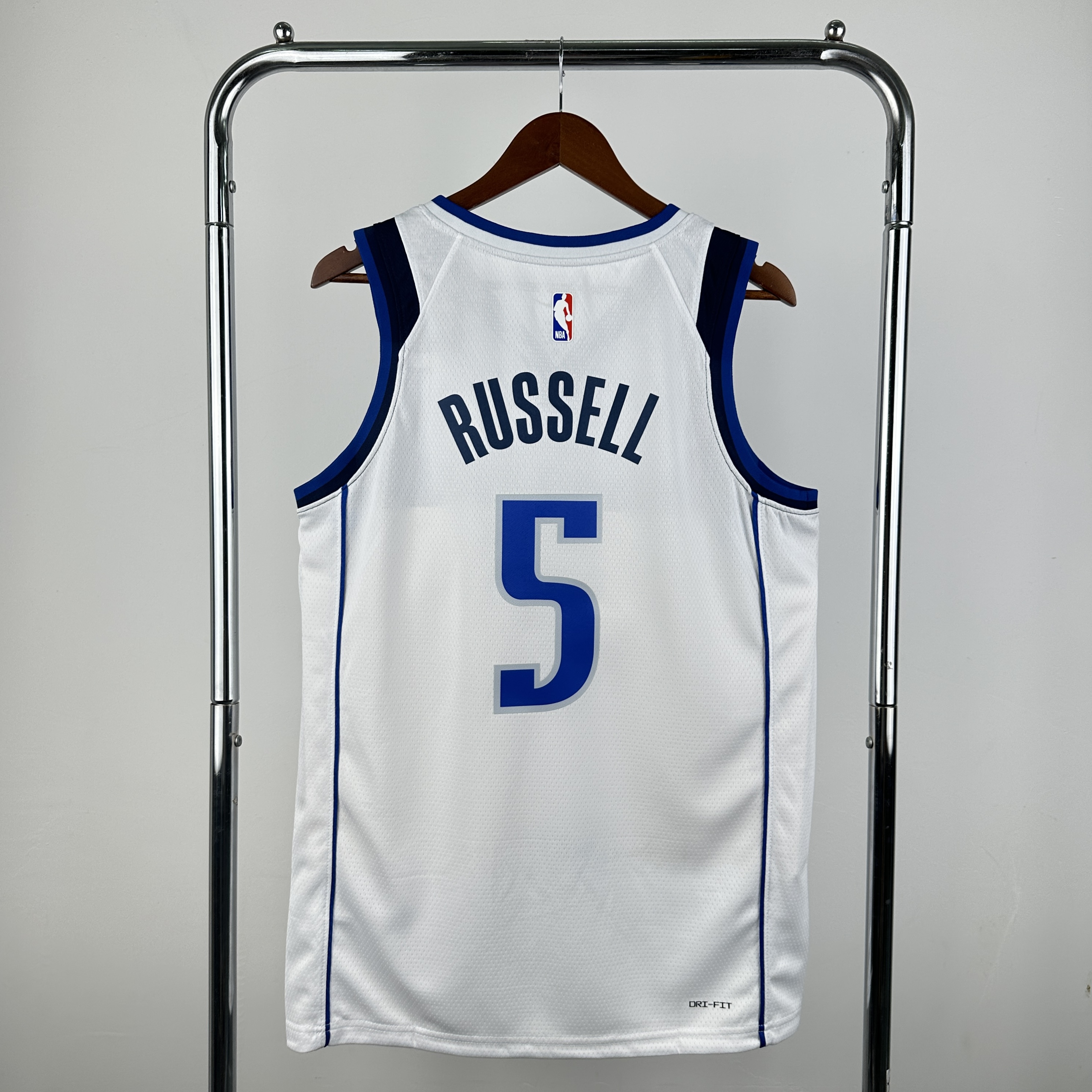 Men Dallas Mavericks #5 white 2025 NBA  jerseys style 001